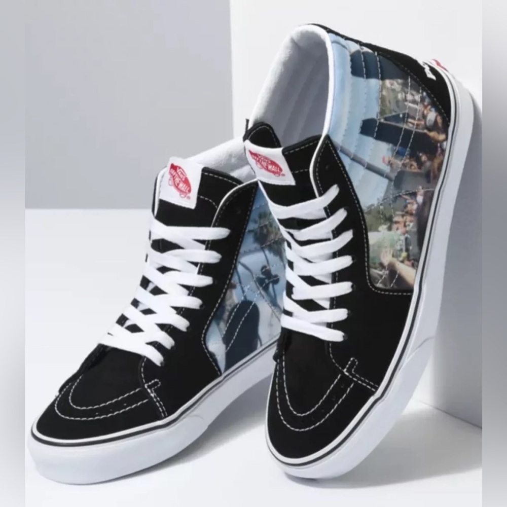 Vans Men's Sk8-Hi Moca Frances Stark Suede 'Poets on the Pyre III |‎ NEW/NWT!!🖤